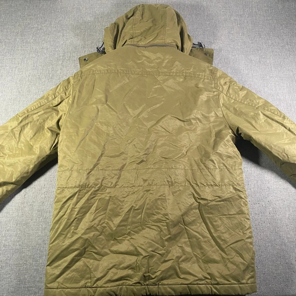 Banana Republic‎ Men S Military Field Jacket Green Hood Water Resistant Gorpcore